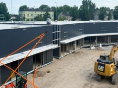 Nowe centrum handlowe rośnie w Łodzi. Zakończono prace konstrukcyjne