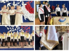 Szkoła Podstawowa im. Jana Pawła II w Jabłonce Kościelnej ma nowy sztandar [foto]