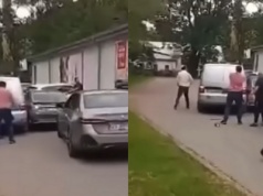 Bolków: policjant przekonywał złodzieja w samochodzie, żeby nie odjeżdżał, inny policjant dostał rykoszetem
