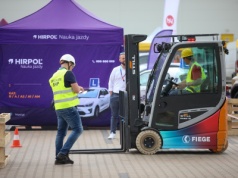 Niezwykłe zawody pod Olsztynem. Pierwsze Mistrzostwa Operatorów Wózków Widłowych