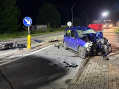 Tragiczny wypadek w Boguchwale. Nie żyje motocyklista