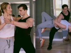 Caroline Derpienski wywija z Michałem Kassinem na sali treningowej. Fani wróżą jej udział w 