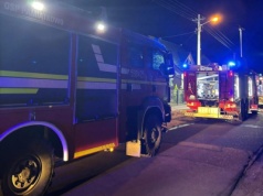 Pożar budynku gospodarczego