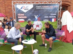 Już dzisiaj Mecz Gwiazd na stadionie Widzewa. Na rynku Manufaktury m.in. Zbigniew Boniek [ZDJĘCIA]