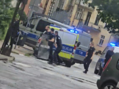 Atak nożownika! Obława policyjna na Zatorzu w Olsztynie
