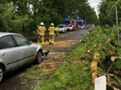 Strażacy mają pełne ręce roboty. Kilkaset zgłoszeń po sobotnich burzach