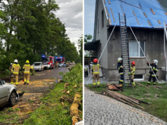 Bilans burz nad Polską. Niemal 850 interwencji, zniszczone dachy, powalone drzewa