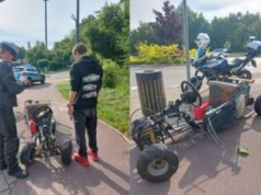 Szybcy i wściekli Sopot. Zrobił bolid z wózka na zakupy. Wysoki mandat
