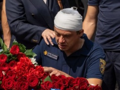 Kijów pożegnał poległych strażaków
