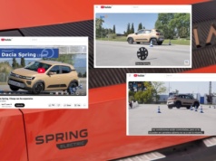 Fatalne zachowanie Dacii Spring w teście łosia, a na końcu... zgubiony kołpak