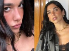 Odziana w koronkowy stanik, Dua Lipa spaceruje po mieście w towarzystwie przyjaciół. Stylowo?