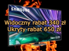 Samsung TV Mini LED z rabatem 340 zł. A w tej ukrytej promocji taniej o 650 zł