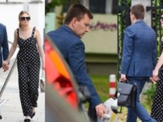 TYLKO NA PUDELKU: Nowa partnerka Łukasza Schreibera przyjechała do sądu. 