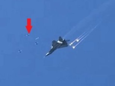 Ukraiński MiG-29 w akcji. Zrzucił na Rosjan 