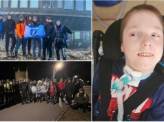 Pieszo powędrują na Ślężę dla walczącego o zdrowie i sprawność Kuby Zakierskiego