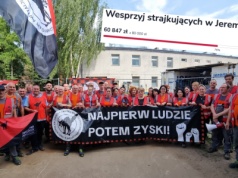 Gniezno: strajkujący pracownicy otrzymali wsparcie ze zrzutki, zamierzają kontynuować protest do skutku