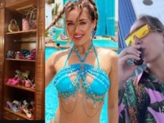 Caroline Derpienski nadaje z jednego z najdroższych hoteli na świecie. 