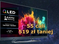 55 cali 519 zł taniej! Ten znakomity TV QLED 144 Hz jest tańszy niż mniejsza wersja