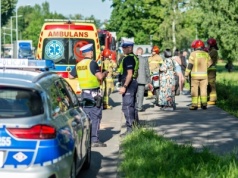 Motocyklem uderzył w osobówkę [ Wiadomości ]