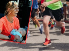 Karmiąca mama wygrała ultramaraton. 