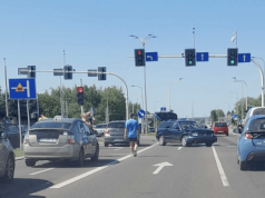 Zderzenie na skrzyżowaniu Warszawskiej i Myśliwskiej w Rzeszowie. Niedzielne popołudnie w korku
