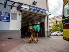 Ćwiczenia ratownicze w szpitalu MSWIA w Olsztynie. Placówka jest przygotowana na trudne sytuacje
