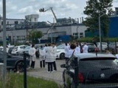 Pożar laboratorium. Zarządzono ewakuację