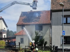 Gotowali obiad, nagle zapalił się tłuszcz. Po chwili dom całkowicie zniknął z powierzchni