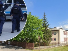 Nożownik wtargnął na teren szkoły podstawowej