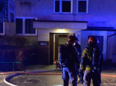 Pożar wieżowca w Rzeszowie. Kilkanaście osób poszkodowanych, w tym dzieci