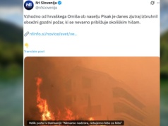 Wielki pożar w Chorwacji. Ogień szybko się rozprzestrzenia. Ewakuowano mieszkańców i turystów