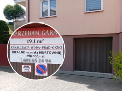 Cena 19-metrowego garażu na Brzezinach zwala z nóg? Od ok. 2 lat brak chętnego za zakup
