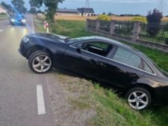 Był tak pijany, że nie trafił w zjazd. Audi kupił dzień wcześniej