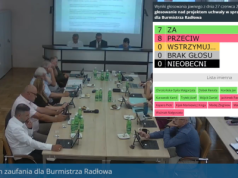Burmistrz Radłowa bez wotum zaufania, ale z absolutorium