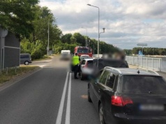 Zderzenie czterech pojazdów w Sielpi