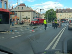 Wypadek z udziałem motocyklisty w Rzeszowie [Z OSTATNIEJ CHWILI]