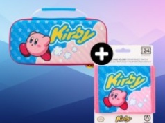 Zestaw PowerA Kirby do Nintendo Switch tanio w Empiku. Etui na konsolę + etui na 24 gry za 92 zł!