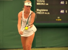 Tenis: Porażka Magdaleny Fręch w pierwszej rundzie Wimbledonu