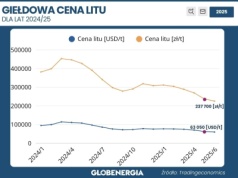 Ceny litu wciąż spadają – po ogromnym wzroście z poprzednich lat już niemalże nie ma śladów