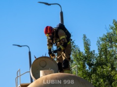 Wyciek z cysterny kolejowej. Wezwano SGRChem-Eko WROCŁAW-3