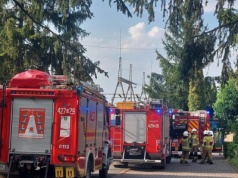 Wybuch i pożar transformatora w Garwolinie. Tysiące ludzi bez prądu