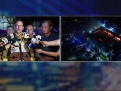 Najnowsze informacje o pożarze w Ząbkach. Dach i dziesiątki mieszkań zniszczonych