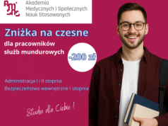 Zniżka na czesne dla pracowników służb mundurowych. Dołącz do grona studentów AMiSNS [ Strefa biznesu ]