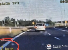 Bez prawa jazdy i prawie 200 km/h Niebezpieczny rajd przerwany przez policję [WIDEO]