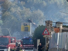 Potężna eksplozja na stacji benzynowej w Rzymie. Wielu rannych NAGRANIE