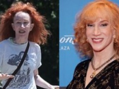 Kathy Griffin WALCZY z WIATREM, pradując po Los Angeles