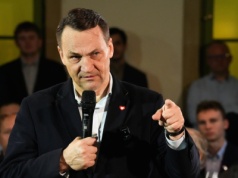 Duda na granicy przepraszał za chamstwo. Sikorski nie mógł się powstrzymać. 