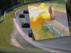 Koszmarny wypadek na niemieckim torze. W jednym z aut był Polak
