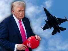 Samolot wleciał nad pole golfowe Donalda Trumpa. Interweniował myśliwiec F-16
