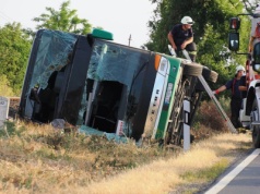Dramatyczny wypadek autobusu na Węgrzech. Na pokładzie ukraińskie dzieci